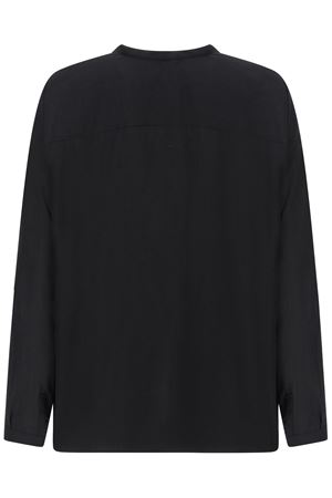 Black virgin wool Larry shirt RICK OWENS | RU01E5294WG09